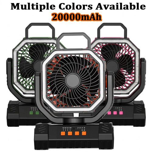 Portable camping fan 20000mah - camping,