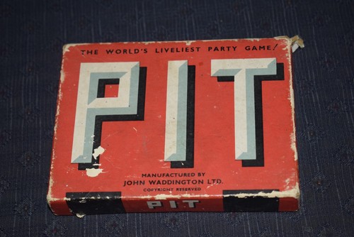 Vintage pit card game john - by,