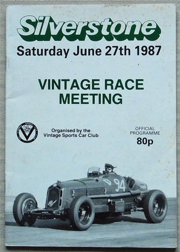 Silverstone jun 1987 vscc - 27,