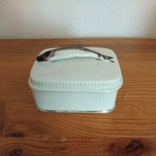 Vintage  Ceramic Sardine handle dish / butter dish rare ?