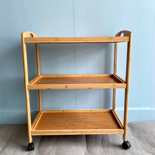 Bamboo tier kitchen storage - tier,