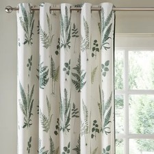 Dunelm FERN Eyelet Curtains, LINED,  W165 Drop182cm, 100% cotton