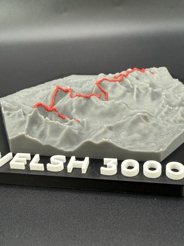 Welsh 3000s terrain model - 3000s,