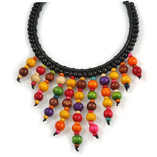 Statement multicoloured wood - multicoloured,