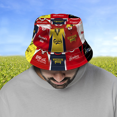 Wrexham retro shirt montage - wrexham,
