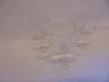 Vintage set three etched - vintage,