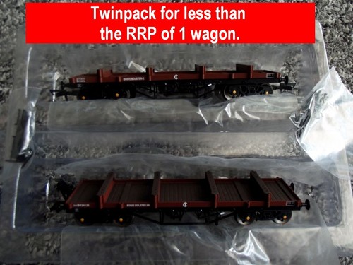 Twinpack dapol bogie - 2x,