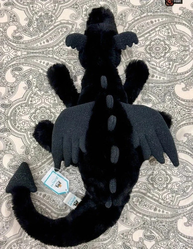 Jellycat black dragon plush - black,