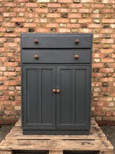 L(444) Vintage Cupboard With 2