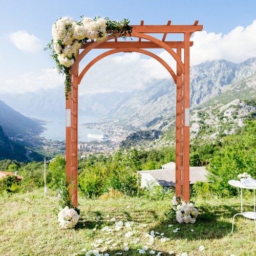 Wooden garden arch - garden,