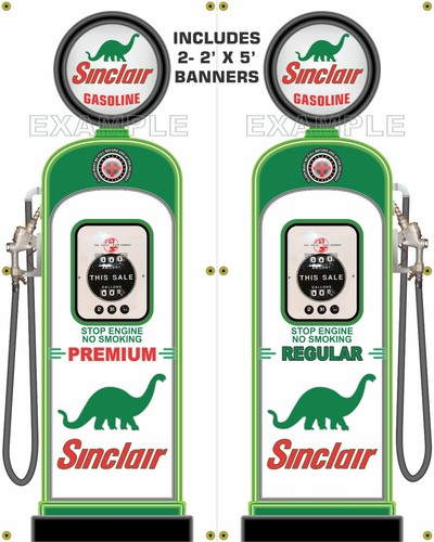 Sinclair gas pump - wayne, 50s