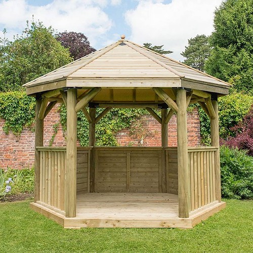 Garden gazebo hexagonal - garden, 3.6