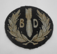 2ww  ROYAL AIR FORCE   bomb disposal  genuine  cloth trade patch