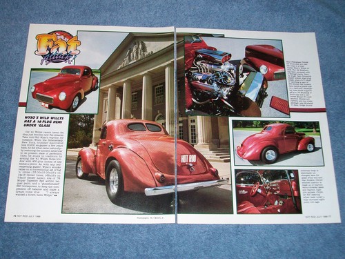 1941 willys coupe gasser - 1941,