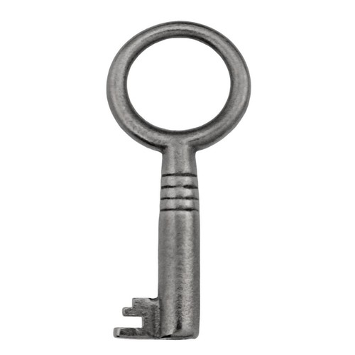Round bow antique key - round,