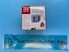 One for All 4 Way TV Signal Booster/Splitter SV9604 4G/LTE Filter Plug & Play 