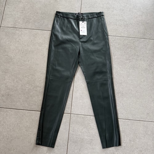 Zara dark green faux - zara,