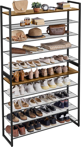 Tier metal shoe - metal, rack