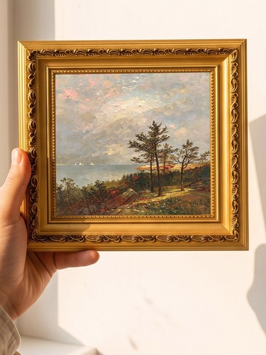 Vintage coastal pine tree - vintage,