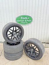 GENUINE MERCEDES G63 - G CLASS 22" AMG FORGED GLOSS BLACK ALLOY WHEELS