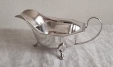 Stylish A1 Silver Plated Art Deco Engine Turned Sauce Boat