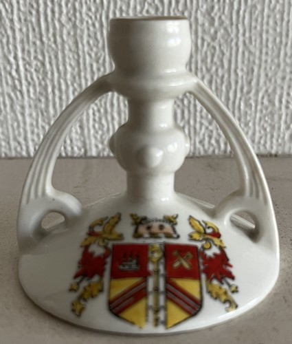 Vintage crested ware candle - vintage,