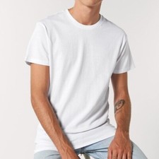 White 100% organic cotton