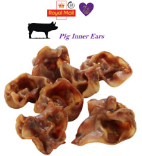 Pigs Inner Ears AKA Auricles Pork Crunch Dog Treat Chew 100% Natural Healthy