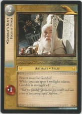 Lord of The Rings Return of The King TCG: Rare Gandalf's Staff Card #7R38