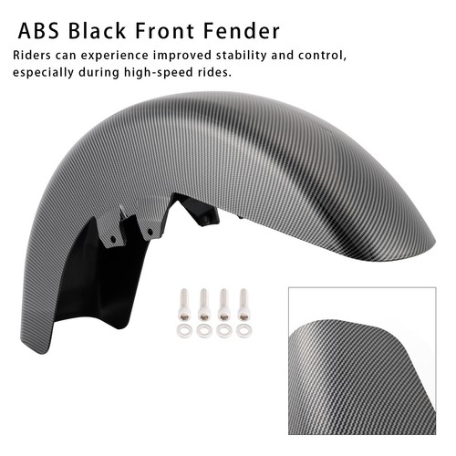 Abs black front fender fit - fit, for