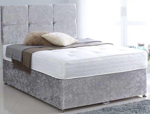 Plush divan bed set - set, with