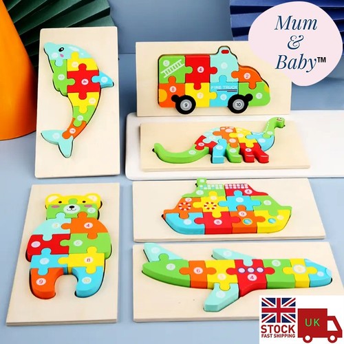 Kids toy wooden jigsaw puzzle - wooden,