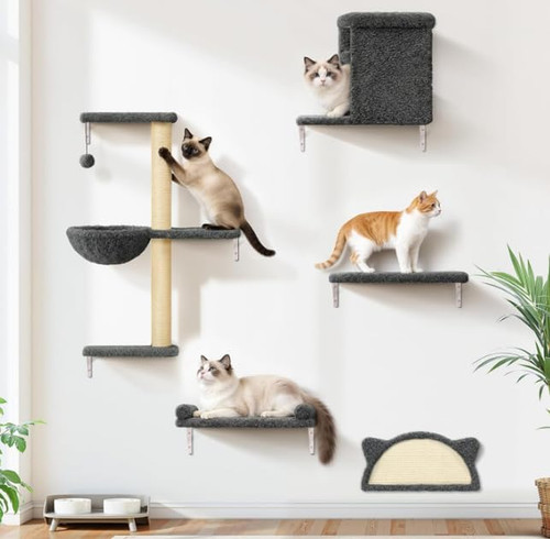 Stylish cat wall - 5-in-1,