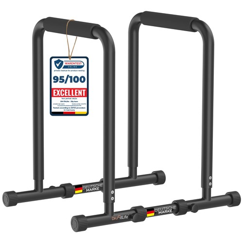 Adjustable dip bars - bars, 80-100cm