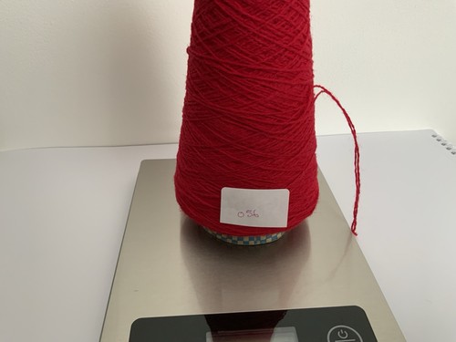 Red ply shetland - red,