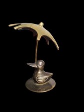 Mid Century Brass Duck With
