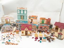 Large Sylvanian Families Bundle Some Boxes - Delicious Restaurant, Bakery, Cake