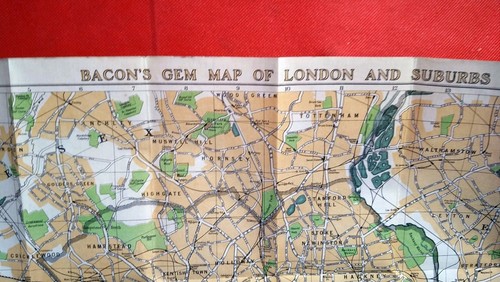 1924 bacon gem map - 1924/5,