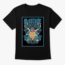 Pokémon Blastoise Water Cannon Retro Battle Style Unisex Adults & Kids T-Shirt