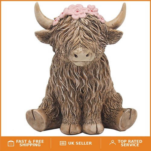 Multicolored highland cow - multicolored,