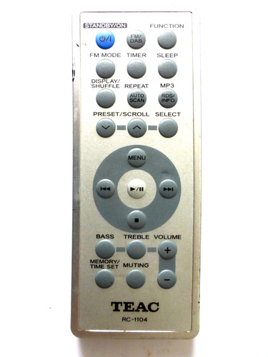 Teac dab hifi - dab, control