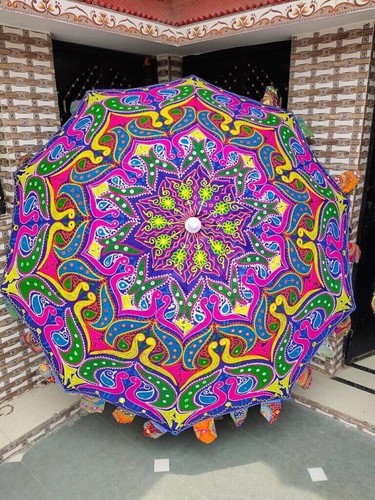 Blue garden parasol new - blue,