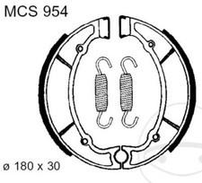 TRW brake hangers with springs