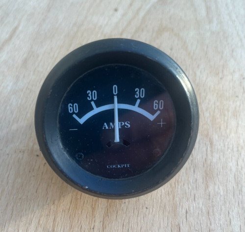 Cockpit brand 60a ammeter - cockpit,