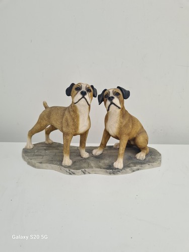 Large tan boxer dog - large,