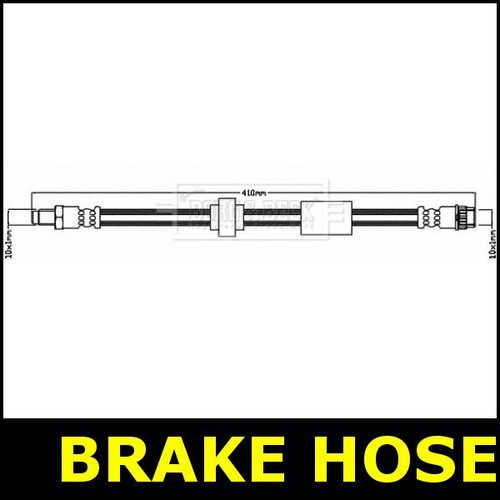 Brake hose front fits - brake,