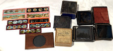 3.2 kg of Glass Victorian/ Edwardian Lantern Slides Polar Ethnic Unsorted Joblot