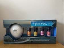 Aroma Essence Good Vibes 4 Essential Oil Diffuser Set USB/Battery Powered