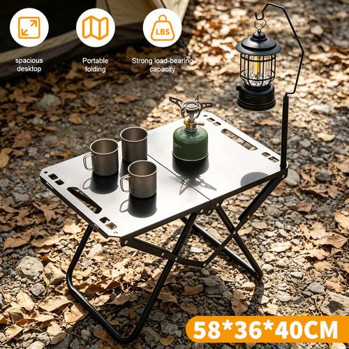 Folding camping table - camping,