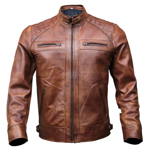 Café racer men leather - café,